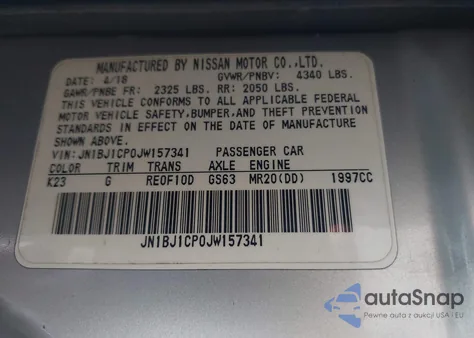2018 Nissan Rogue Sport S from USA, damaged, VIN JN1BJ1CP0JW157341